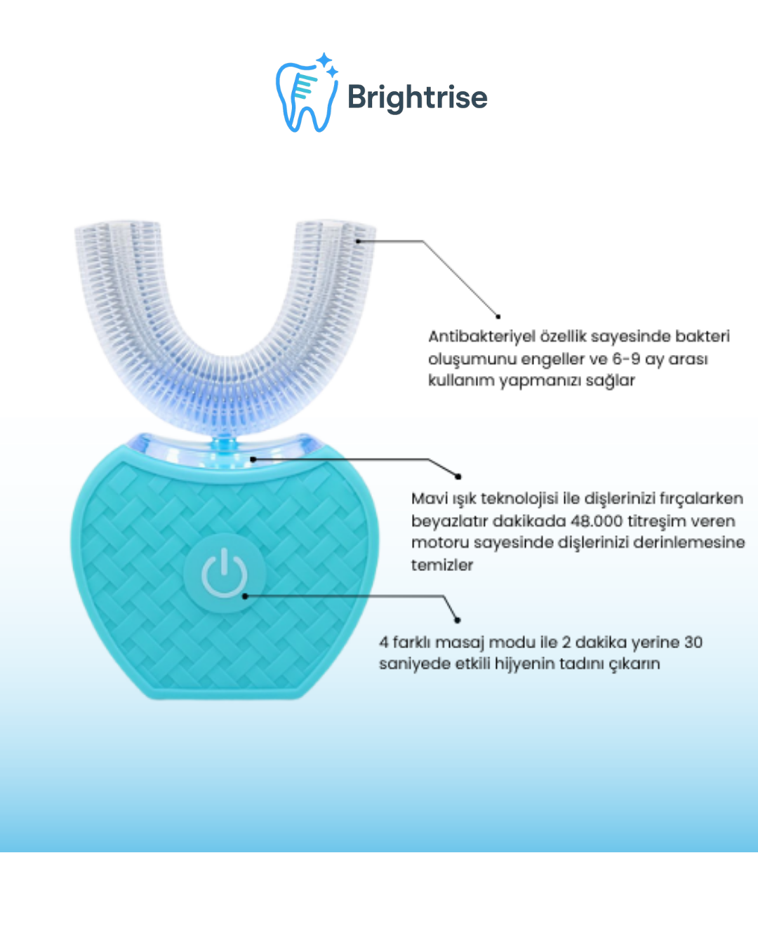 BrightRise® Akıllı Diş fırçası